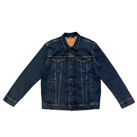 Levi's Trucker Stretch Denim Button Down Jacket Men’s Sz XXL - Picture 1 of 8